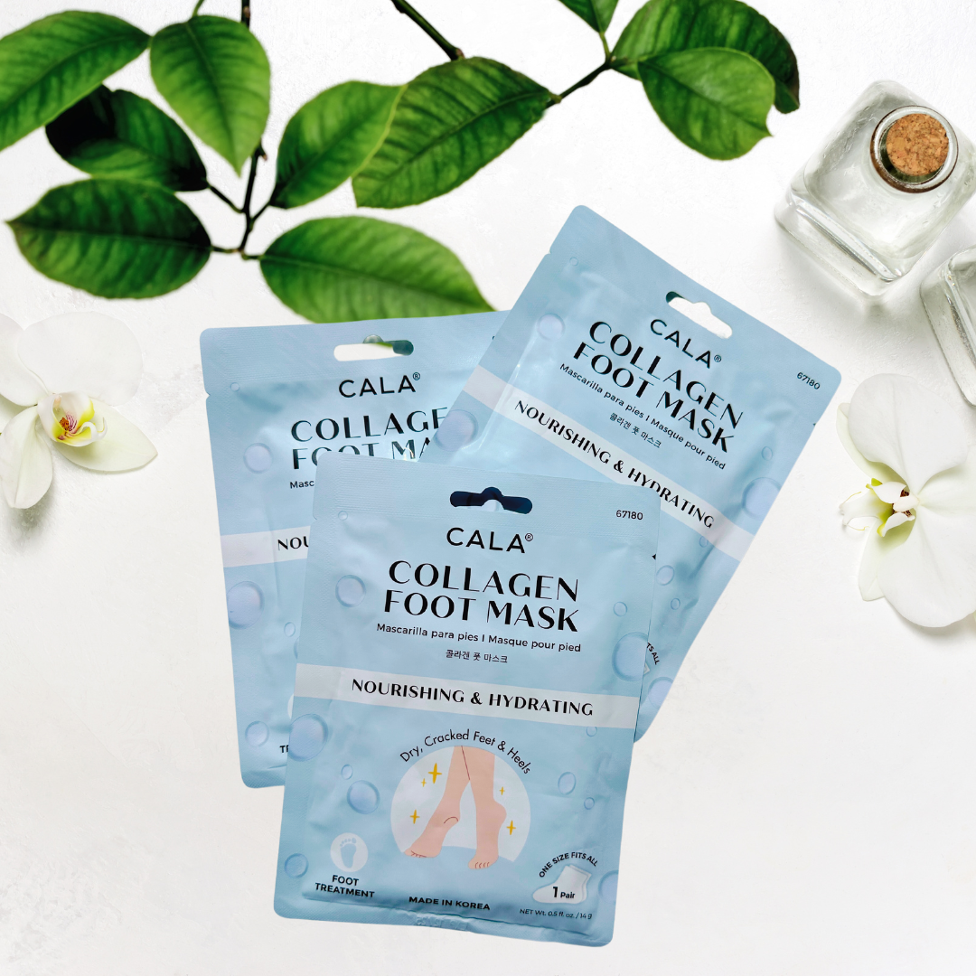 CALA Vitamin C or Collagen Foot Mask Treatment