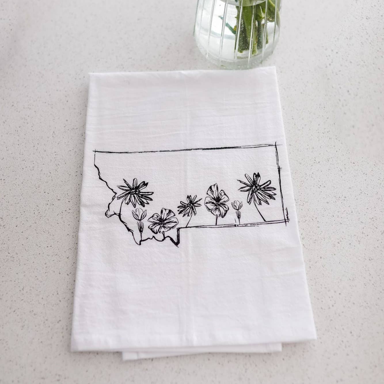 Montana Wildflower Tea Towel