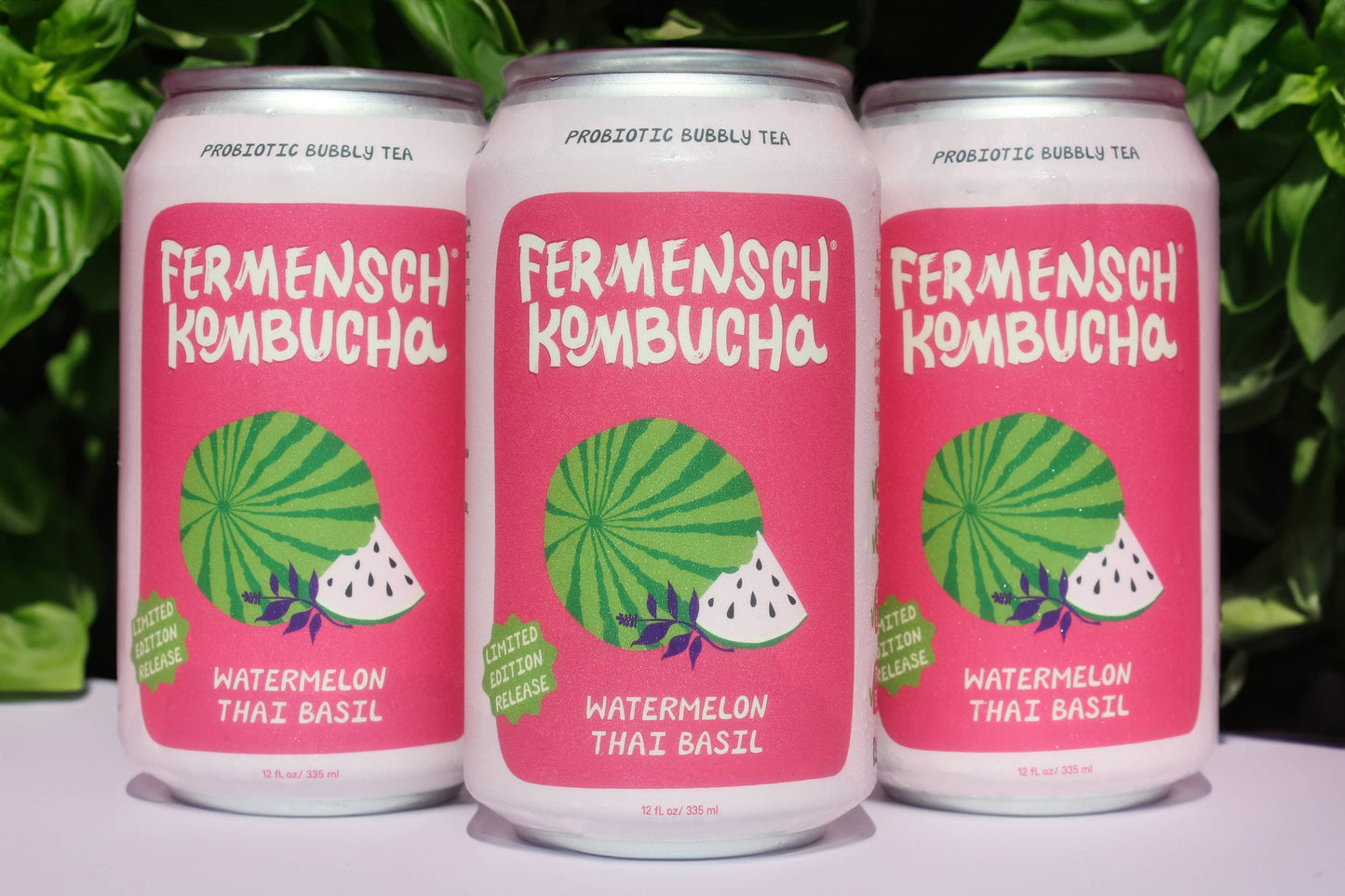 *WATERMELON THAI BASIL* Seasonal Kombucha