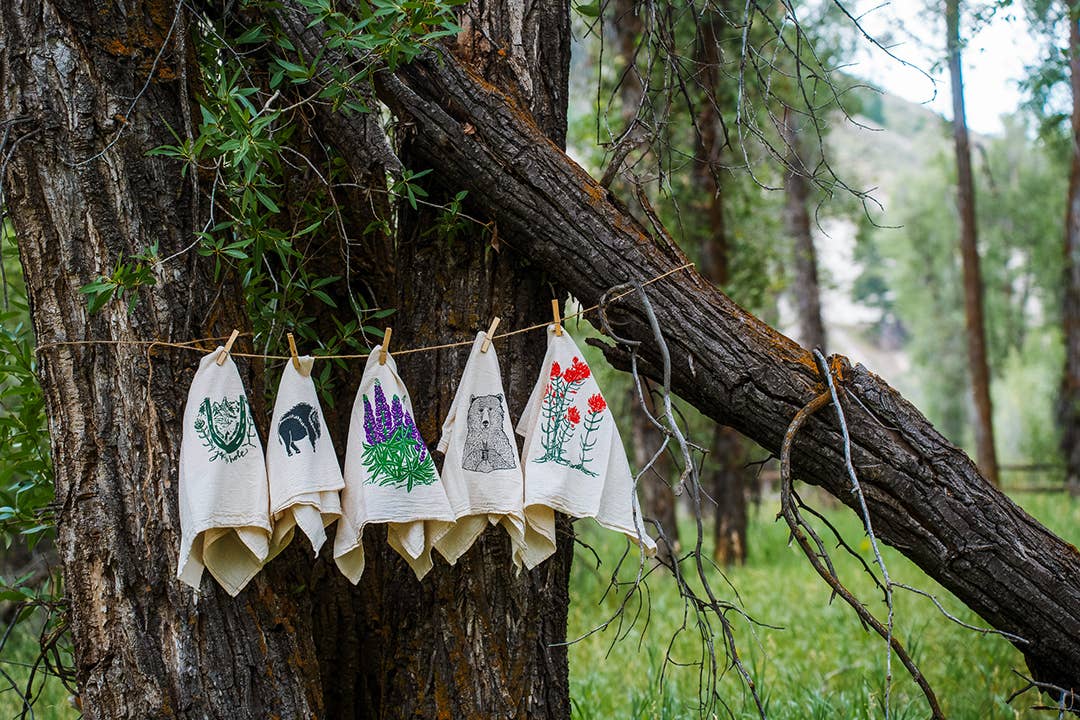 Lupine Tea Towel
