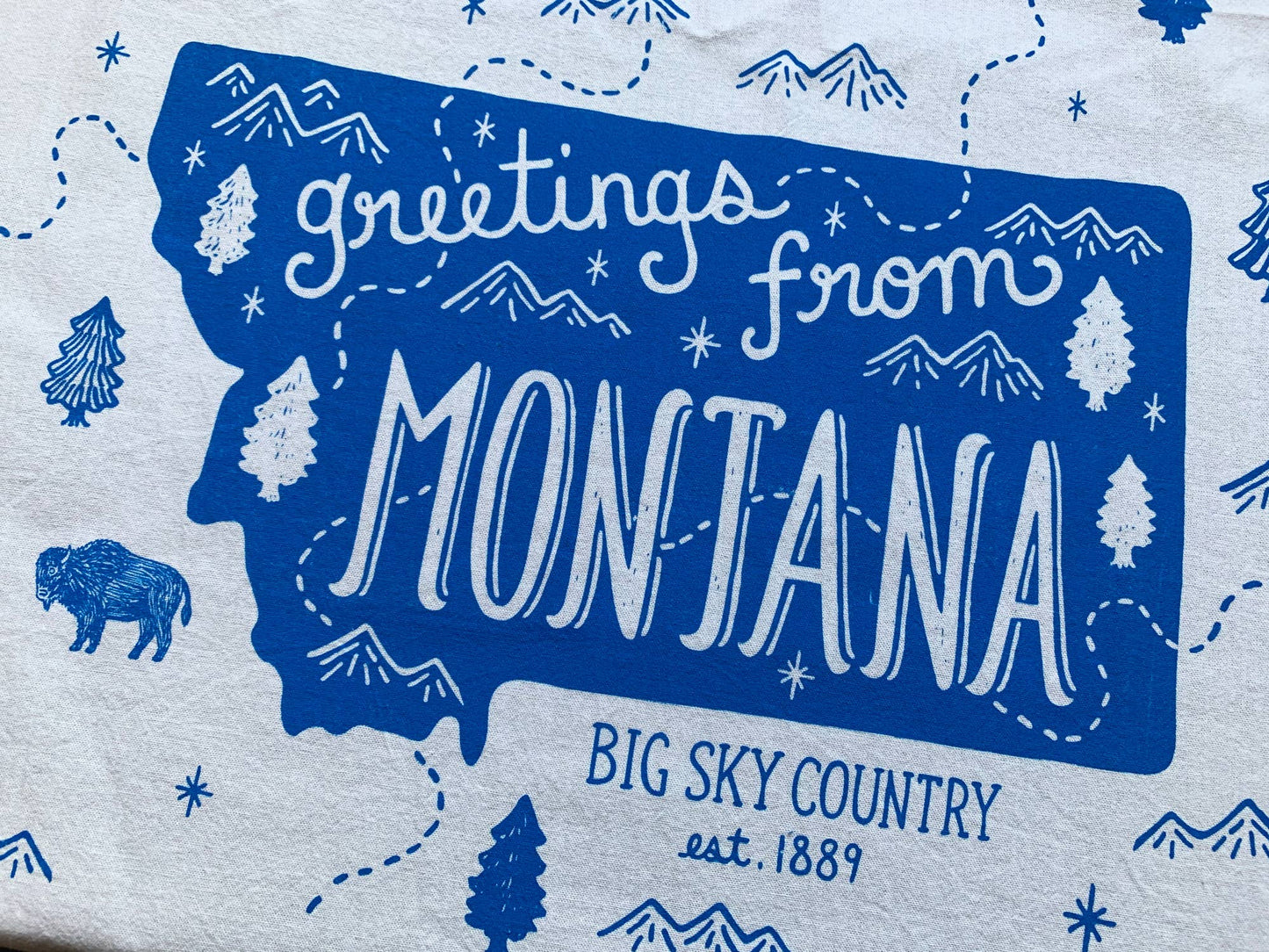 Montana Tea Towel
