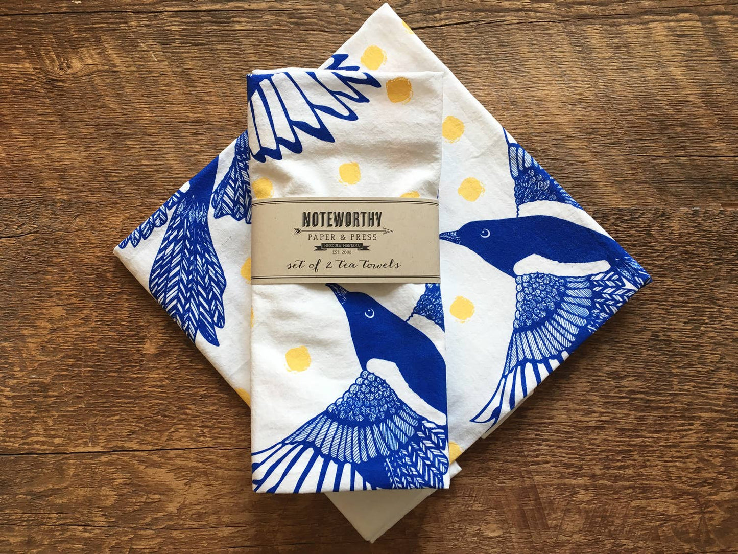 Magpies Tea Towel