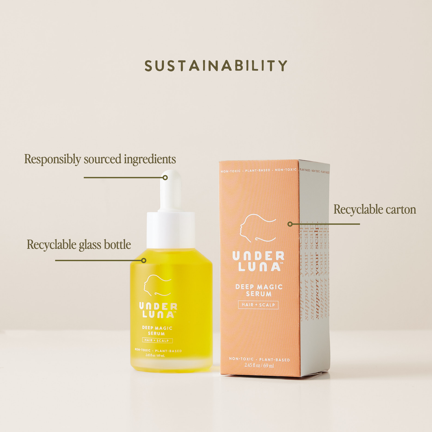 Deep Magic Hair + Scalp Serum - Multi-Use - 2 fl oz