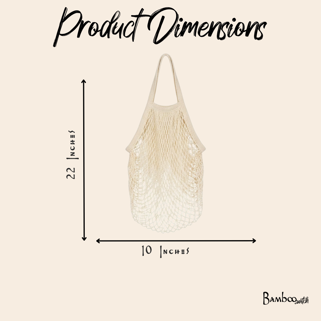 Organic Cotton Net Grocery Bag