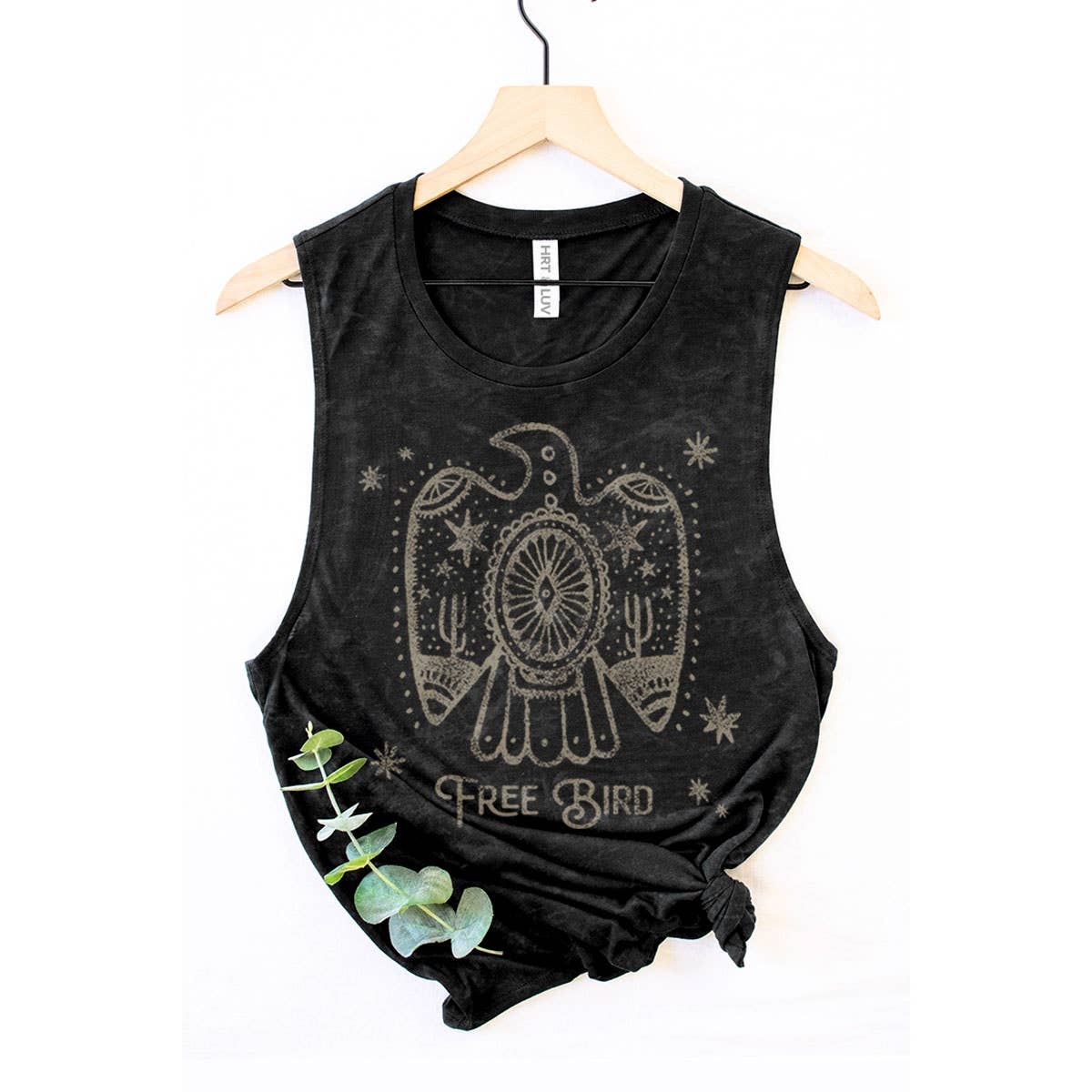 FREE BIRD GRAPHIC TANK TOP