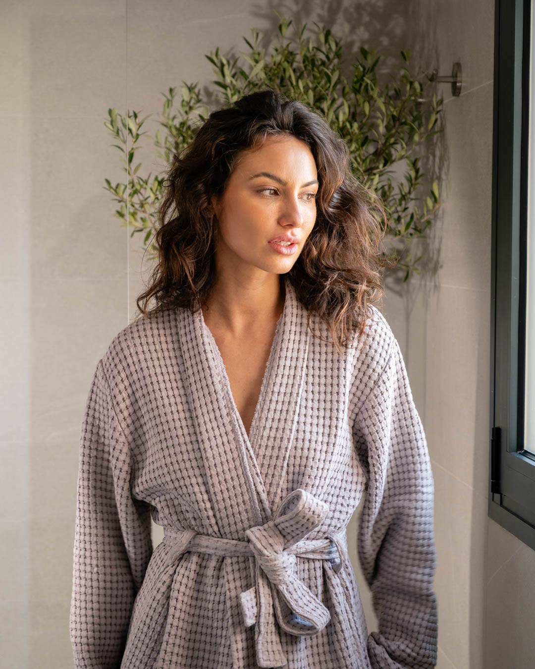 Turkish Cotton Waffle Robe