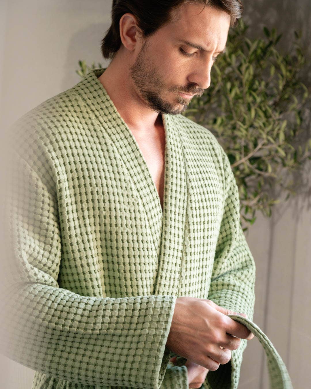Turkish Cotton Waffle Robe