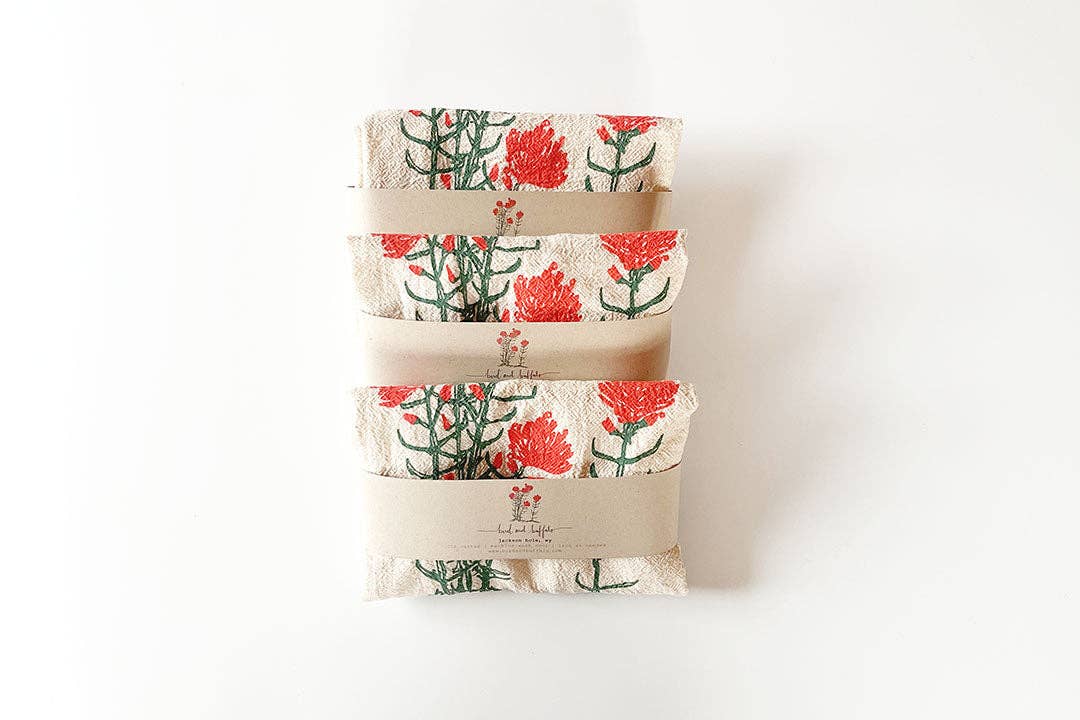 Indian Paintbrush Tea Towel