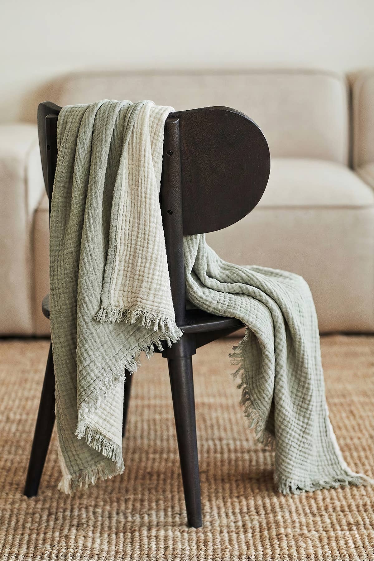 4 Layer Muslin Cotton Throw Blanket