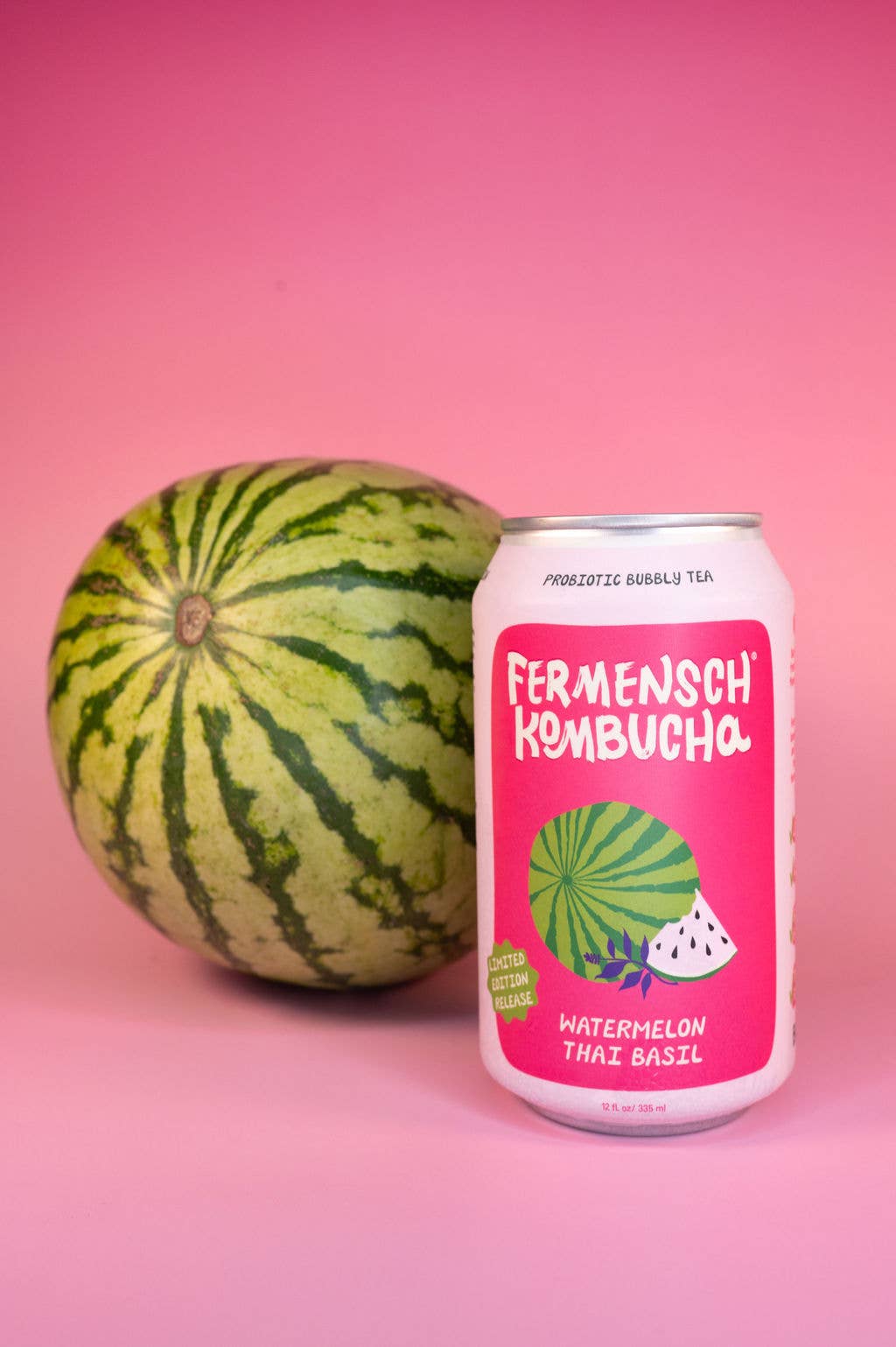 *WATERMELON THAI BASIL* Seasonal Kombucha