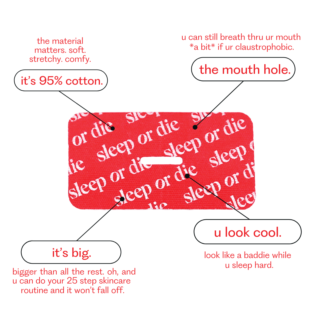 Mouth tape - skincare friendly
