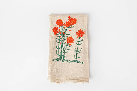 Indian Paintbrush Tea Towel