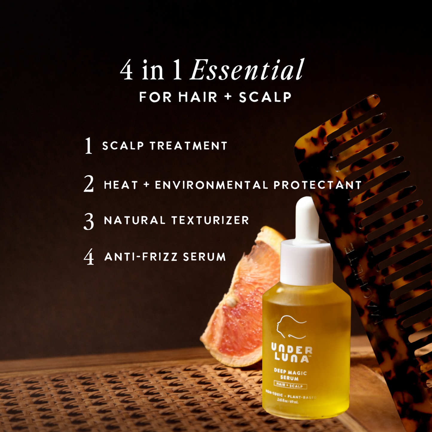 Deep Magic Hair + Scalp Serum - Multi-Use - 2 fl oz