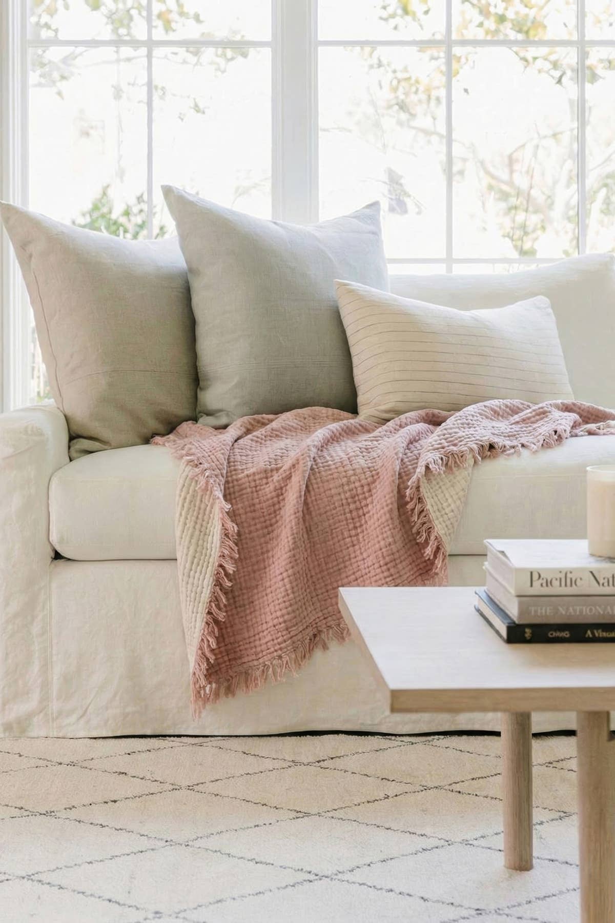 4 Layer Muslin Cotton Throw Blanket