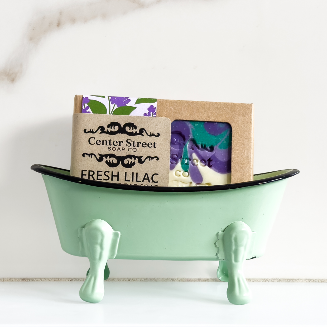 Antique Bathtub Soap Dish, 4-Colors Bright