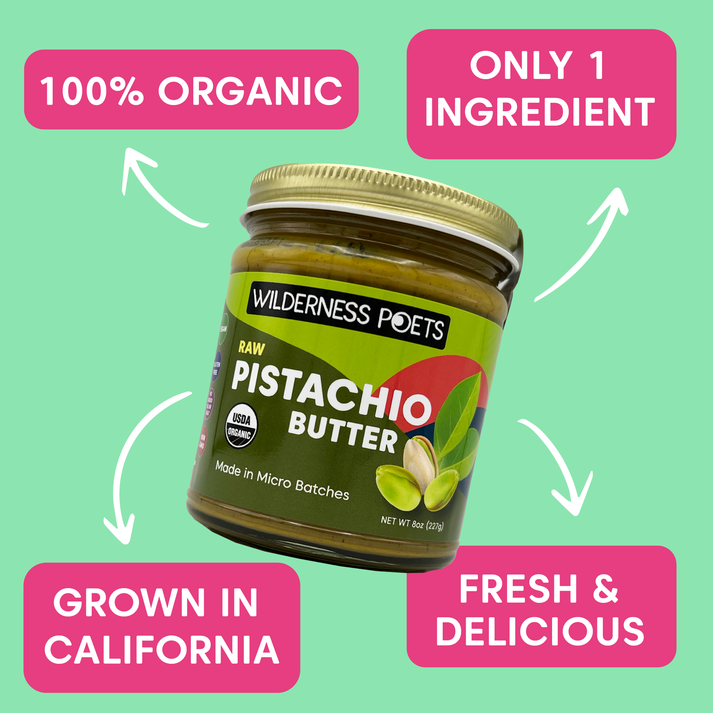 Organic Pistachio Butter