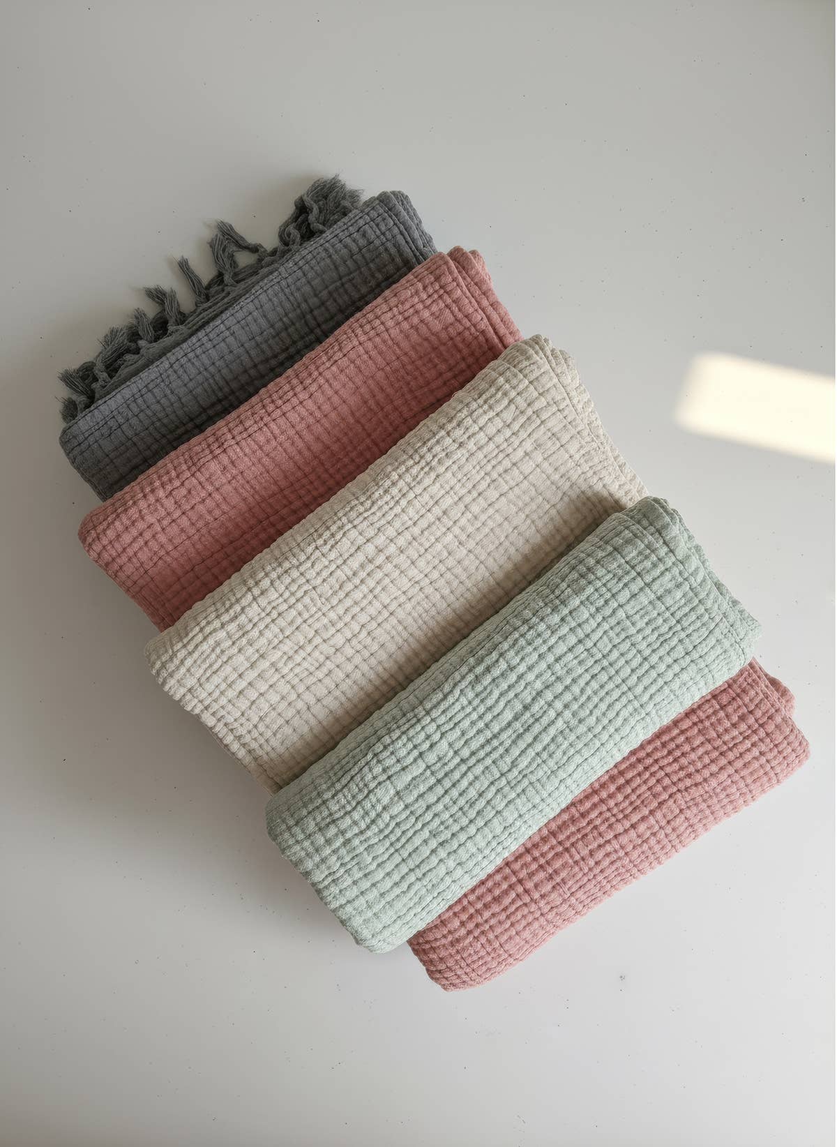 4 Layer Muslin Cotton Throw Blanket