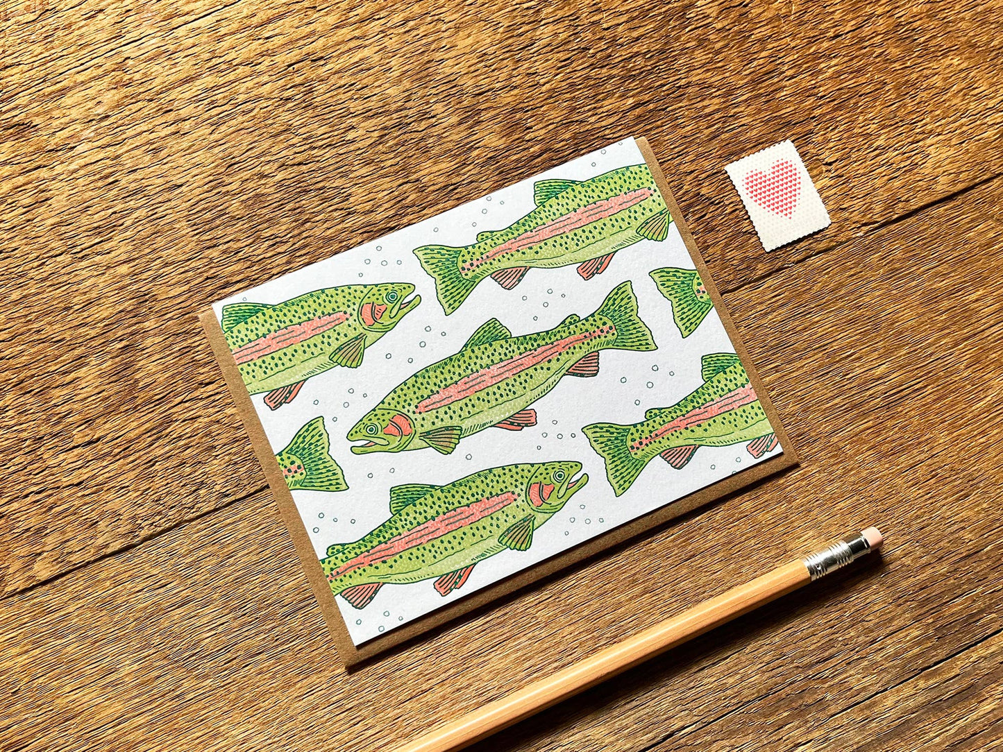 Rainbow Trout Card