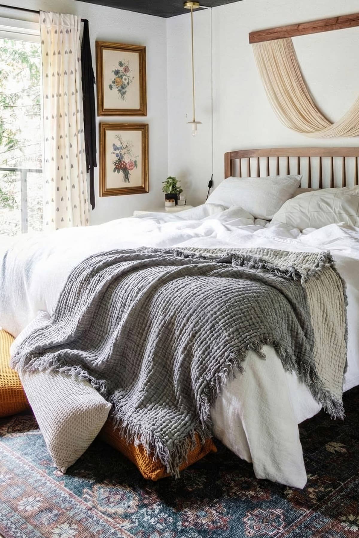 4 Layer Muslin Cotton Throw Blanket
