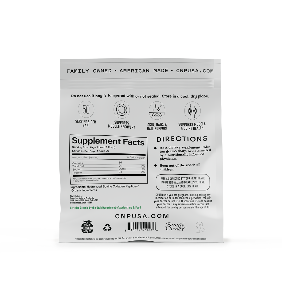 Organic Collagen Peptides