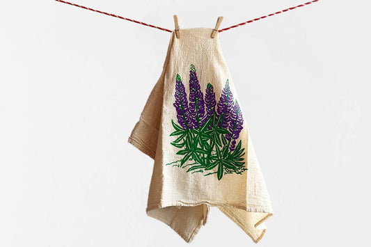 Lupine Tea Towel