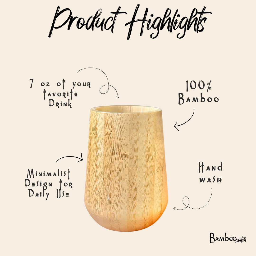 Bamboo Natural Cup | Summer Bestseller