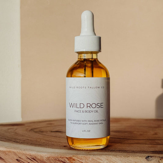 Wild Rose Infused Face and Body Oil