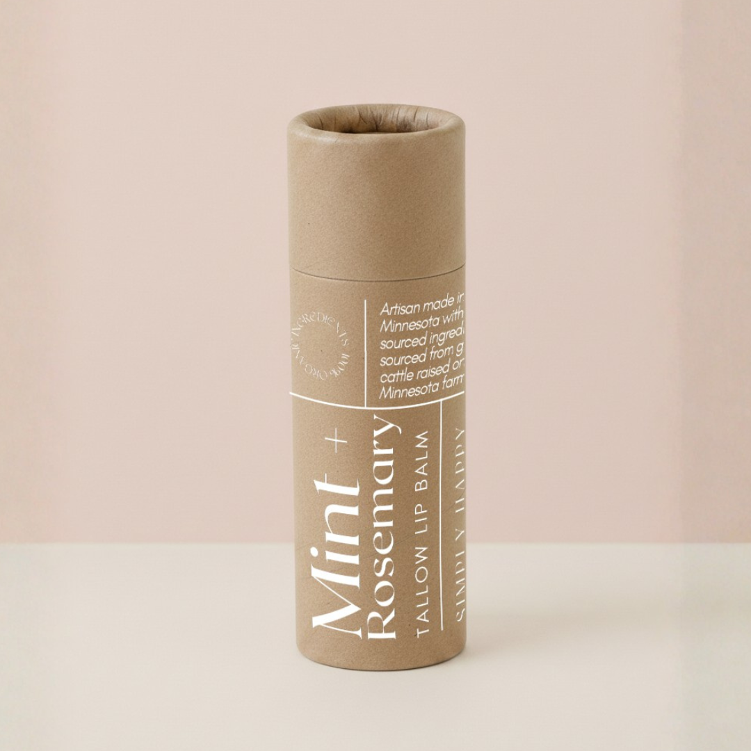 Mint + Rosemary | Tallow Lip Balm