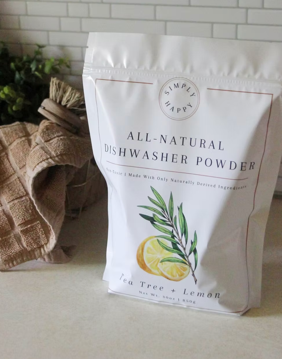 Tea Tree + Lemon Dishwasher Powder | Naturally Derived