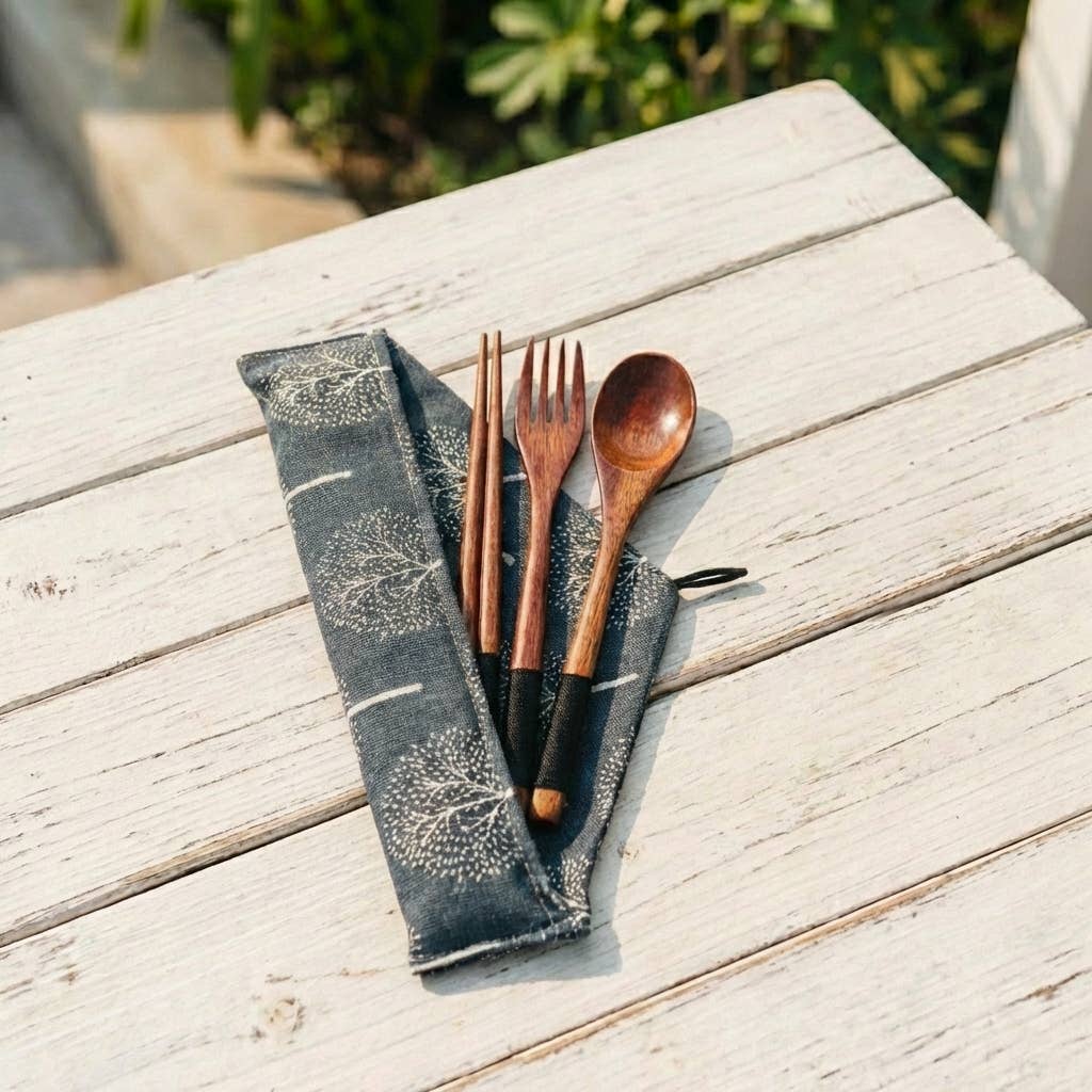Coconut Utensil Cutlery Set | Earth Day Bestseller