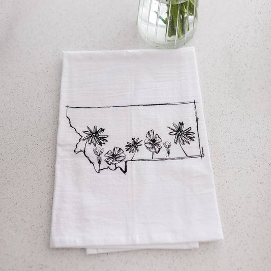 Montana Wildflower Tea Towel