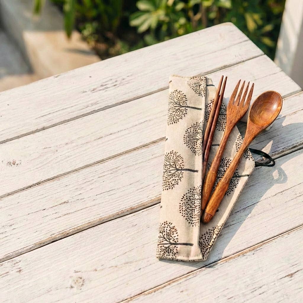 Coconut Utensil Cutlery Set | Earth Day Bestseller