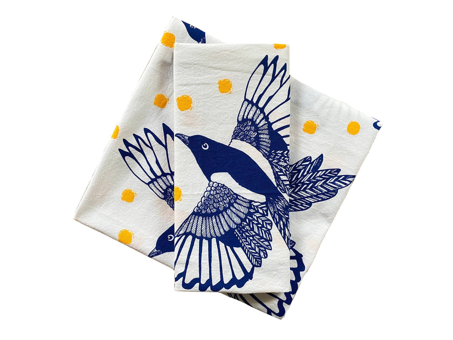 Magpies Tea Towel