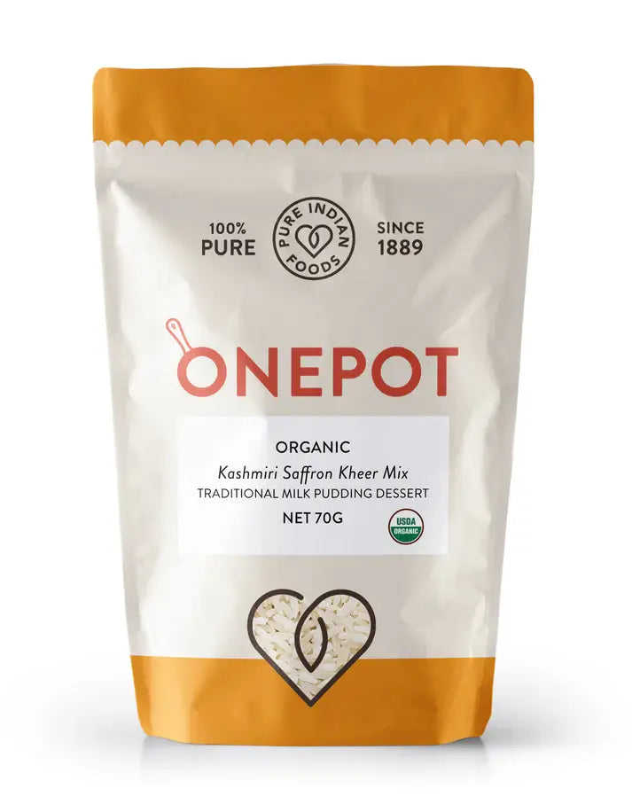 OnePot No. 4 Kashmiri Saffron Kheer Mix, Certified Organic