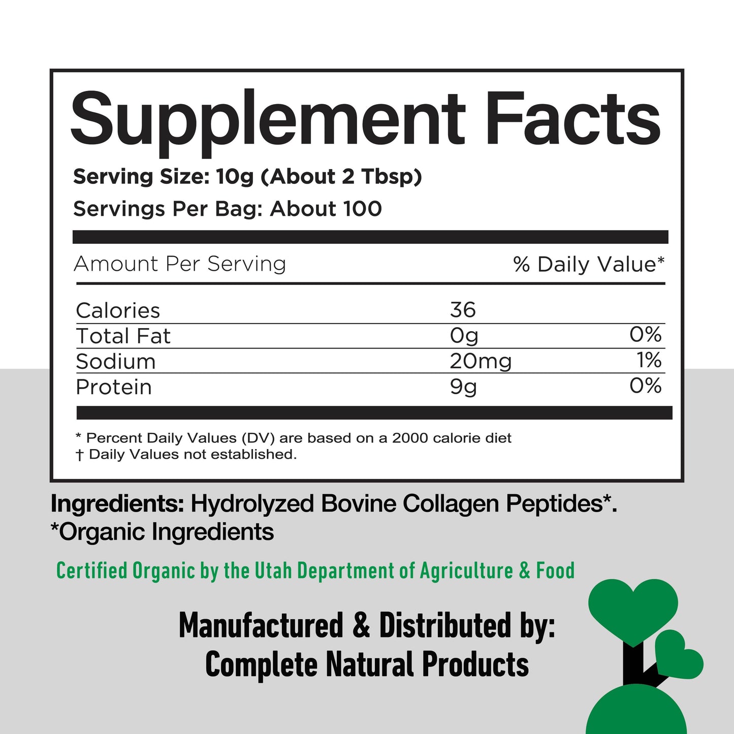 Organic Collagen Peptides