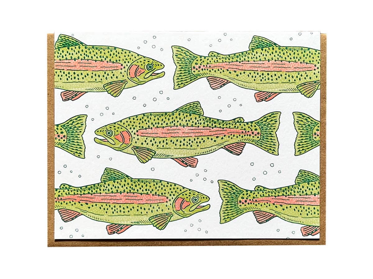 Rainbow Trout Card