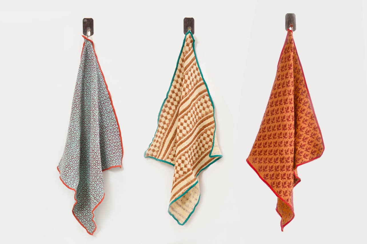 Punjabi Block Print Napkins - Set of 4