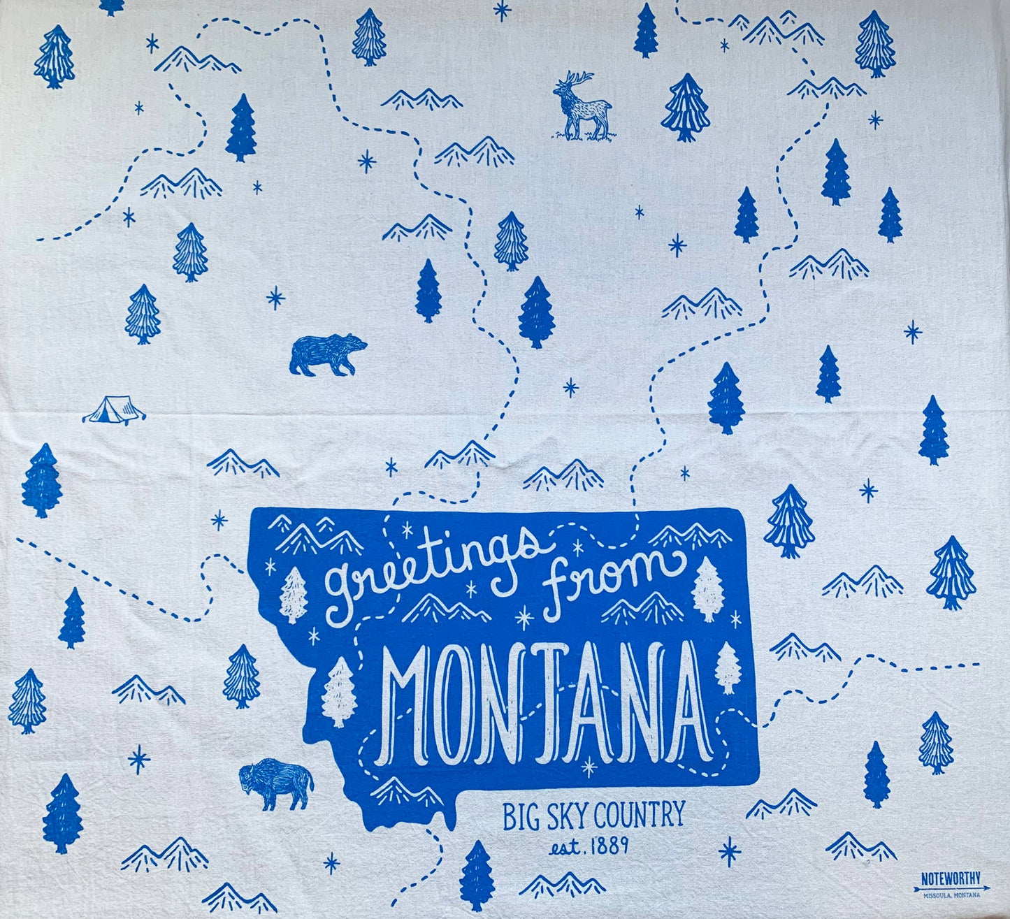 Montana Tea Towel