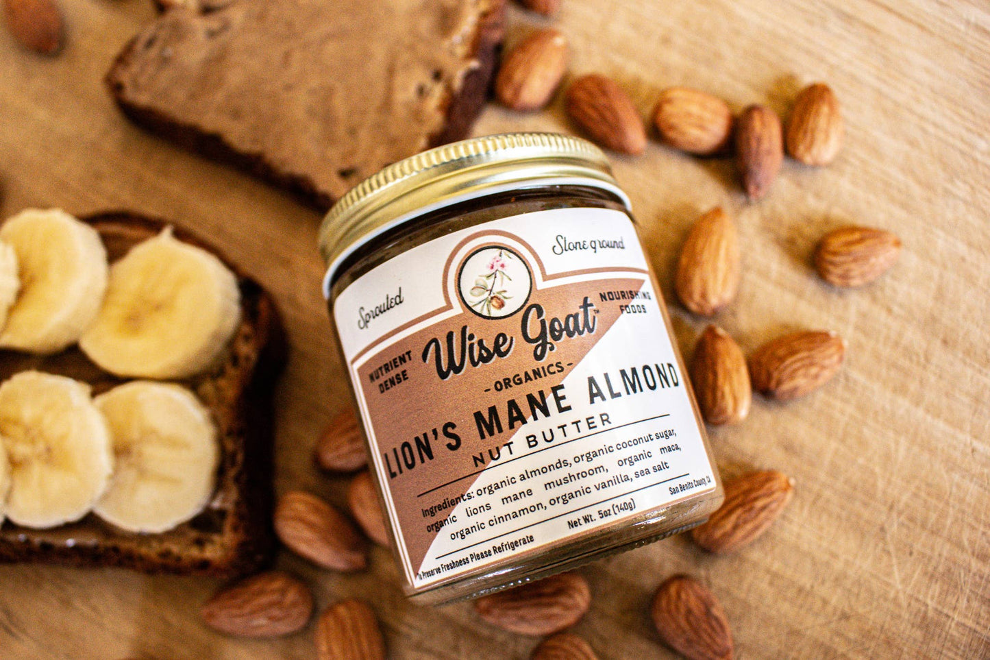 Lion's Mane Almond Butter