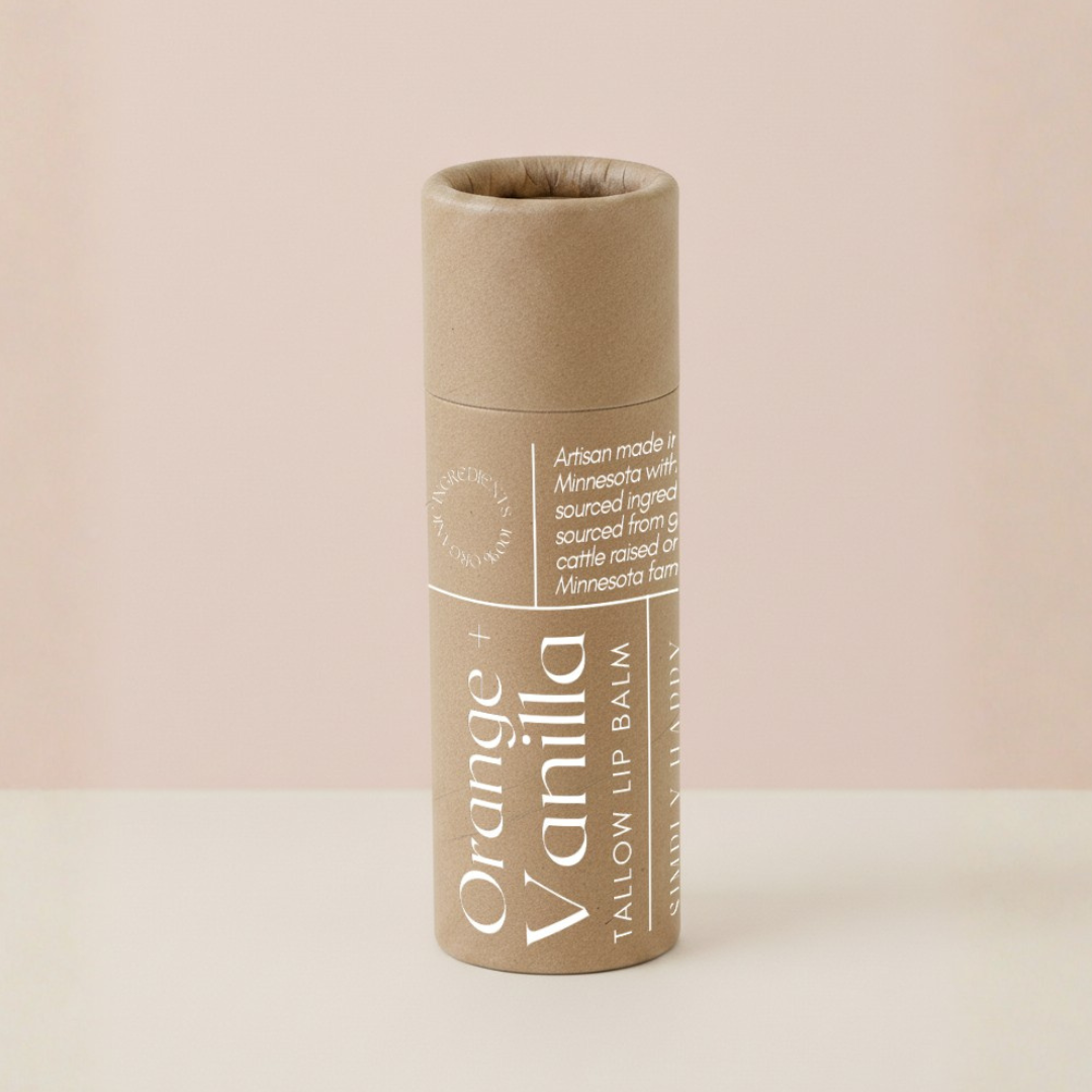 Orange + Vanilla | Tallow Lip Balm